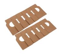 ULTECHNOVO 50 Pièces Étiquettes Cave à Vin Papier Kraft Résistantes Marqueurs Suspendus Blancs pour Bouteilles Identification Millésime et Origine pour et Collections