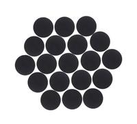 ULTECHNOVO 500 pièces Lot de Feutrine Noire Autocollante Rondes Disques Adhésifs pour Couture DIY Décoration Vêtements et Loisirs Créatifs Feutre Auto-adhésif pour Projets Manuels