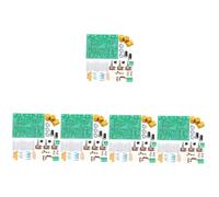 ULTECHNOVO 5ensembles Kit De Carte Amplificateur Stéréo Audio Module Amplificateur Dual-Canal pour Haut-parleurs avec Matériaux Plastiques Et Assemblage Facile