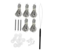ULTECHNOVO 5ensembles Kit De Réparation pour Store Plissé De Camping avec Tendeurs De Stores Kit De Remplacement pour Plissés De Fenêtres De Camping Compatible avec Différentes De