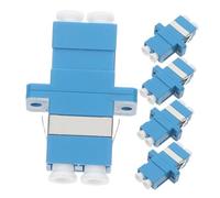 ULTECHNOVO 5pièces Adaptateur Fibre Optique LC vers LC Coupleur Simplex Connecteurs pour Réseau Optique Installation Facile pour Centres De Données