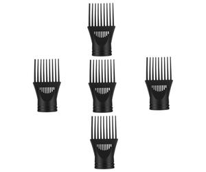 ULTECHNOVO 5pièces Lot de Embouts Peigne pour Sèche-cheveux Accessoires Réutilisables Embout Plat
