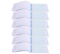 ULTECHNOVO 6 Pièces Carnet de Reçus Vert pour Serveurs en Papier, Gestion des Commandes, pour Cafés et Quarts de Travail Chargés, Bloc-notes Clair 50 Feuilles par Carnet