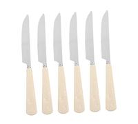 ULTECHNOVO 6 pièces Couteaux à Fromage Acier Inoxydable Ergonomiques Multi-usage pour Beurre et Confiture Accessoires de Cuisine et Faciles à Nettoyer