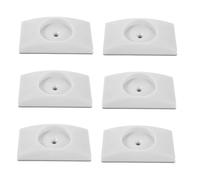 ULTECHNOVO 6 pièces Lot de Protège Murs pour Barrière de Sécurité Garçon Fille Antidérapants avec Trou Central Protection Murale Robuste pour Maison et Escaliers