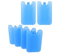 ULTECHNOVO 6 Pièces Pack de Congélation pour Climatiseur Ventilateur, Bloc Réfrigérant Réutilisable en PE, Bleu, Couvercle, Étanche, Facile à Transporter, pour Fruits et Aliments, Transport