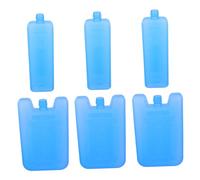 ULTECHNOVO 6 pièces Packs de Glace Réutilisables pour Ventilateurs et Refroidisseurs Blocs de Glace Portables pour Camping Pique- et Conservation Alimentaire Effet Rafraîchissant Rapide