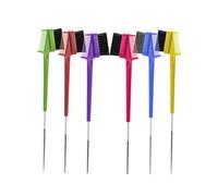 ULTECHNOVO 6 pièces Set de Brosses à Sourcils Double-face Portables Peigne et Pinceau Multifonction pour Femmes Outil de Coiffage Précis et Portable Assortiment Couleurs Mixtes