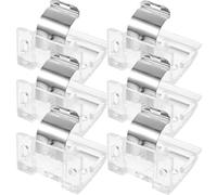 ULTECHNOVO 6 Pièces Supports de Persienne de L 25mm, Plastique, Réglables | Fixation Verticale, Démontage Facile, Usage Maison et Bureau, Style Simple, Élégance, Lot pour Persiennes