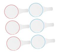 ULTECHNOVO 6 pièces Tableau de Score Effaçable Tableau à Main Simple Face Résistant à Eau pour Vote et Notation des Juges Compétition