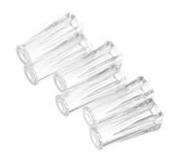 ULTECHNOVO 6 Pièces Transparent Plastic Blind Tassel Knobs Pull Cord Weights for Vertical and Horizontal Curtain Blinds Noise Reducing Replacement Handles
