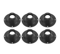 ULTECHNOVO 6 Pièces Tweeter à Aigus pour Haut-parleurs 95 Mm en Plastique Interface Filetée, Cornet Audio Compact pour Système Audio et Installations Événementielles