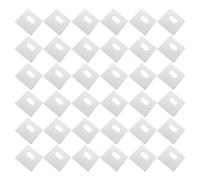 ULTECHNOVO 60 Pièces Languettes Adhésives en PVC Blanc pour Stores Verticaux, Faciles à Appliquer, Réparation Simple et Rapide des Lamelles Détachées
