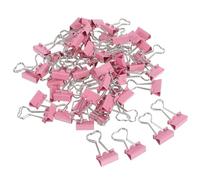 ULTECHNOVO 60 pièces Pinces Mini Métal Forme Cœur Clips de Bureau Légers pour Documents Fournitures de Bureau et École Organisation Pratique et Compacte
