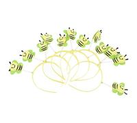 ULTECHNOVO 6pcs Bandeaux Abeille Jaune en Tissu Adorables et Faciles à Modeler pour Garçon et Filles, Accessoires Cheveux pour Fêtes et Bals Masqués