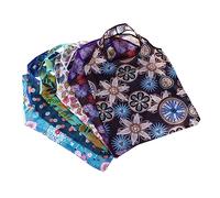 ULTECHNOVO 6pièces De Rangement pour Légumes De Courses Pliable Polyester Fourre-Tout Lavable Et Réutilisable