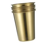 ULTECHNOVO 6pièces Lot de Gobelets Acier Inoxydable pour Bière Eau Café et Jus de Fruits