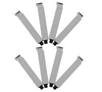 ULTECHNOVO 8 Pièces Cache pour Emplacement Pci Noir en Fer avec Vis pour Boîtier Ordinateur, Protège Fente Standard, Couvre Emplacements Inutilisés, pour Boîtier PC Gamer