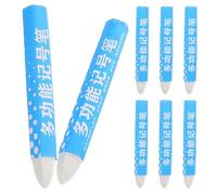 ULTECHNOVO 8 Pièces Crayon de Cire Blanc pour Marquage des Pneus de Voiture | Résistant à L’eau Bavures, Écriture Fluide, pour Entrepôts et Équipes sur Site