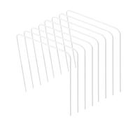 ULTECHNOVO 8 pièces Guichets Métal pour Croquet Extérieur Accessoires de But Multifonctions pour Jeux de Jardin Famille Installation Rapide sans Outils pour Croquet Gateball et Football sur