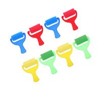ULTECHNOVO 8 pièces Lot de Pinceaux Éponge Colorés avec Poignées Antidérapantes Outils de Peinture Sûrs et Polyvalents pour Garçon Fille Activité DIY Kit Dessin et Coloriage Géant