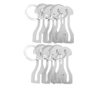 ULTECHNOVO 8 Pièces Porte Clés de Chariot avec Jeton de Déverrouillage Pratique pour Caddie Accessoire Portable pour Courses Espace et Utilisation