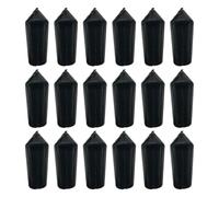 ULTECHNOVO 80 Pièces Protections d'ailes de Vol en PC Léger Correcteur d'angle à 90 Degrés, Protecteurs Fixes Noirs pour Fléchettes, Accessoires Indispensables pour Compétition