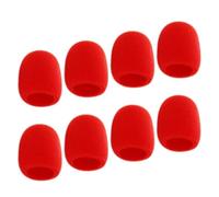 ULTECHNOVO 8pcs Bonnettes Anti-vent en Mousse pour Microphone, Housses de Protection Souples et Confortables, du Vent Bruit, Adaptées pour Ktv et Équipements de Scène