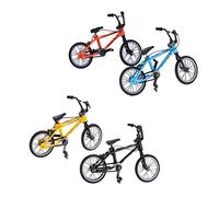 ULTECHNOVO 8pièces Miniature Finger BMX Toys Set De Vélo à Doigts Vintage Et Jouet De Détente pour Adultes