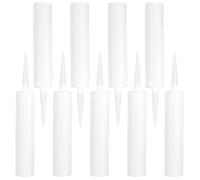 ULTECHNOVO 9 Pièces Tubes De Calfeutrage Vides Tubes De Calfeutrage Rechargeables Cartouches Rechargeables pour Les Fissures De Coulis Carreaux Réparations Bricolage Artisanat Fenêtres