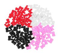 ULTECHNOVO 96 Pièces Mini Christmas Santa Boots Lightweight Plastic Miniature Dollhouse Ornaments for DIY Craft Holiday Decor Party Favors Stocking Stuffers