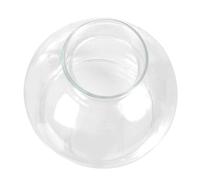 ULTECHNOVO Abat-jour en Verre Transparent Grand Format Coupe-vent pour Lampe à Beurre, Couvercle de Lampe à Huile du Temple, Abat-jour Résistant et Adapté à L’éclairage Intérieur et