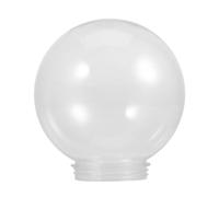 ULTECHNOVO Abat-jour Globe Transparent 15cm en Acrylique - Boule de Rechange pour Luminaire Extérieur et Lampadaire de Jardin - Sphère de Remplacement avec Col Filetage 7,5cm