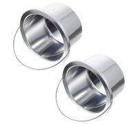 ULTECHNOVO Accessoire Fondre la Cire à Chaud 2pcs en Aluminium et Acier Inoxydable, Facile à Nettoyer, Haute Efficacité pour Soins D'épilation