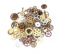 ULTECHNOVO Accessoires à Engrenages Steampunk en Alliage pour Bricolage Diy, Pendentifs Punk Pratiques en Différentes Couleurs, 1 Paquet pour Loisirs Créatifs Plusieurs styles