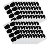 ULTECHNOVO Accessoires Indispensables 50 Coussinets en Silicone Noir pour Saxophone Alto, Protège Dents et Offre Confort pour Musiciens et Joueurs