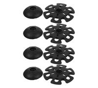 ULTECHNOVO Accessoires pour Bâtons de Randonnée Embouts en Caoutchouc Résistants, Paniers Boue et Neige, Légers et Solide pour Trekking Longue Distance en Extérieur