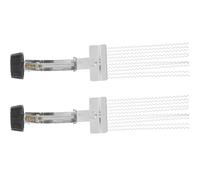 ULTECHNOVO Accessoires pour Caisse Claire 2pcs Fil en Fer Argenté Structure en Spirale et Plaques pour Réponse Rapide Bourdonnement