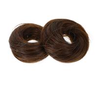 ULTECHNOVO Accessoires pour Chignon Femme en Soie Haute Température, Lot de 2 Pièces Élastique Intégré, Faciles à Mettre Enlever pour Bar ou Mascarade