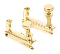 ULTECHNOVO Accordeur Fin pour Violon en Acier Inoxydable Or 4/4-3/4 Réglage Précis des Cordes Facile à Installer 2pcs Accessoires Violon