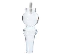 ULTECHNOVO Acrylique Pieds de Support de Canapé Style Européen Transparent | Forme Gourde, Usage Maison et Bureau, Robustes, Faciles à Installer, pour Meubles et Sofas