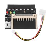 ULTECHNOVO Adaptateur Câble IDE 50 Broches vers avec CF Indicateurs LED Support Plastique Alimentation par pour Ordinateur