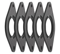 ULTECHNOVO Adaptateur de Montage pour Haut-parleurs D'aigus de Voiture | Plastique Noir, Réduit les Bruits Parasites, pour Plaques de Fixation et Installations Audio Auto