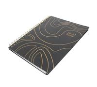 ULTECHNOVO Agenda Mensuel 2026 A4 Reliure Spirale Double, Pages Anti-traversée, Couverture Professionnelle Noire pour Gestion du Temps Bureau la Maison