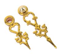 ULTECHNOVO Aiguilles Décoratives pour Horloge Coucou en Métal, Compatibles sans Couture, Performance Solide, Accessoires pour Horloge Murale de Chambre et Décoration Maison