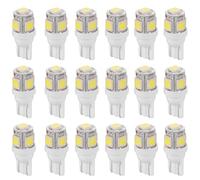 ULTECHNOVO Ampoules LED pour Voiture 12V Blanc 24 Pièces Éclairage Intérieur Faible Consommation Ampoules pour Voiture et Moto Adaptées au Plafonnier et Coffre