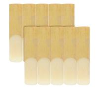 ULTECHNOVO Anches de Saxophone Ténor 2,5 Dureté, Lot de 10 Anches Traditionnelles en Matériau Naturel, Accessoires pour Saxophone Ténor, Remplacement pour Instrument de Musique à Vent, Usage