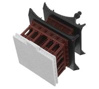 ULTECHNOVO Ancient Chinese Pavilion Model for Desktop and Aquarium Decor Detailed Miniature Building Ornament Low Maintenance Micro Landscape Accessory for Home and Office
