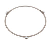 ULTECHNOVO Anneau Tournant pour Micro-ondes en Plastique Rouleaux Fiables, Support Pratique pour Plateau Tournant, Accessoire pour Micro-ondes Simple et Élégant