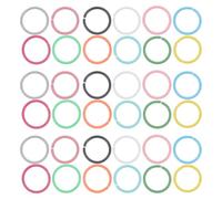 ULTECHNOVO Anneaux de Jonction Colorés 300 Pcs 10 MM en Métal Revêtement Résistant pour Création et Réparation de Bijoux Bracelets Colliers et Loisirs Créatifs